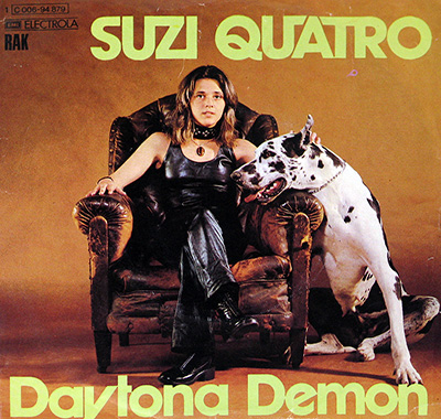 SUZI QUATRO - Daytona Demon album front cover vinyl record